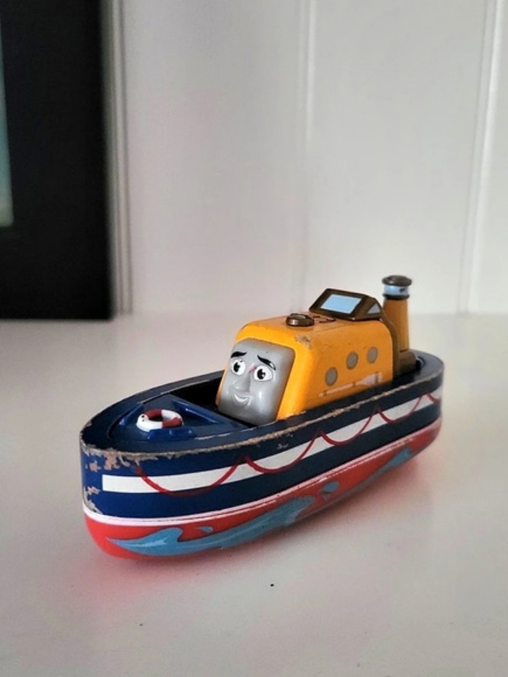 Thomas & Friends Captain the Lifeboat Boat Toy Blue & Red